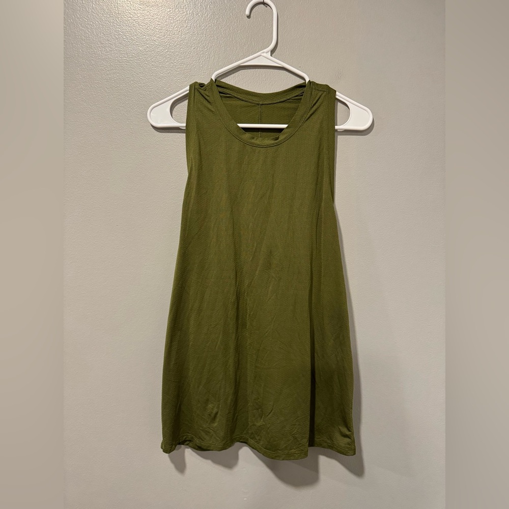 lululemon athletica Olive Green Tank Top